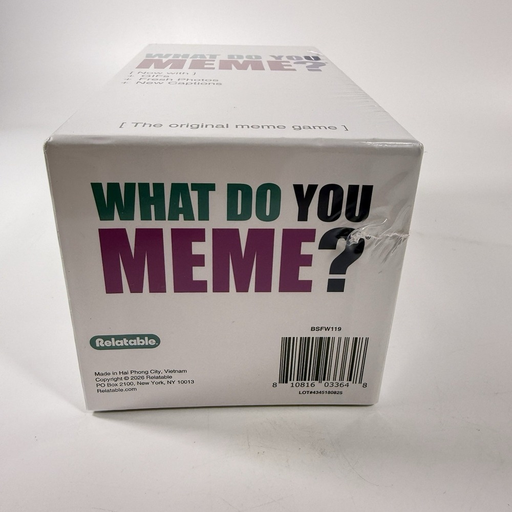 WHAT DO YOU MEME? The Meme Party Game - For Ages 17+ - SEALED - Picture 3 of 6